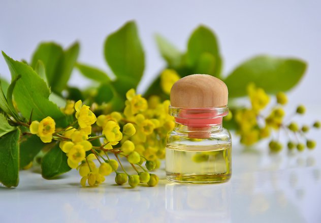 FAQs. Massage oil & yellow flowers